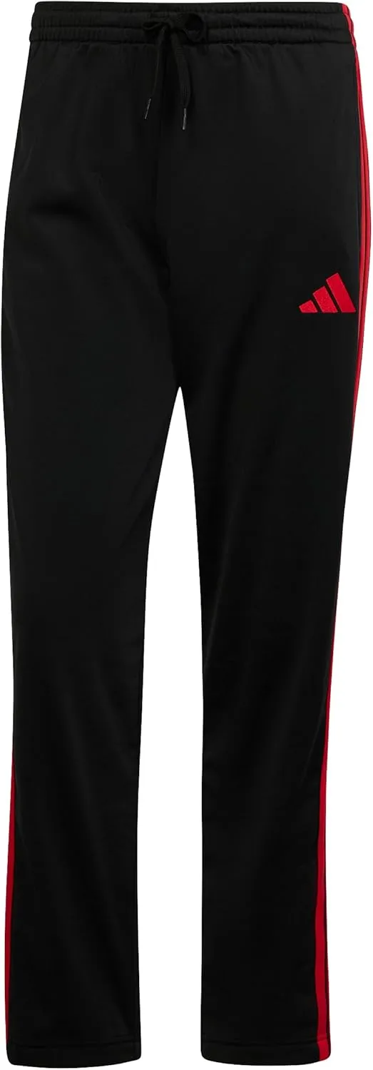 adidas Men's 3-Stripes Tricot Opem Hem Track Pants