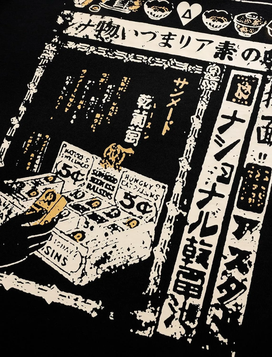 Aelfric Eden Mens 90s Vintage Oversized Shirts Unisex Harajuku T Shirt Print Graphic Tees Casual Summer Streetwear Top