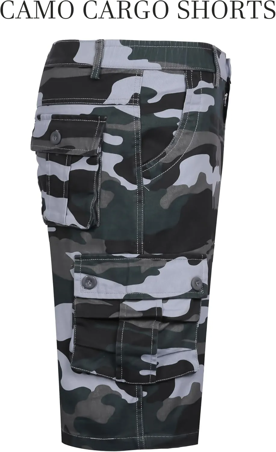 APTRO Men's Cargo Shorts Multi-Pockets Twill Camo Casual Work Shorts