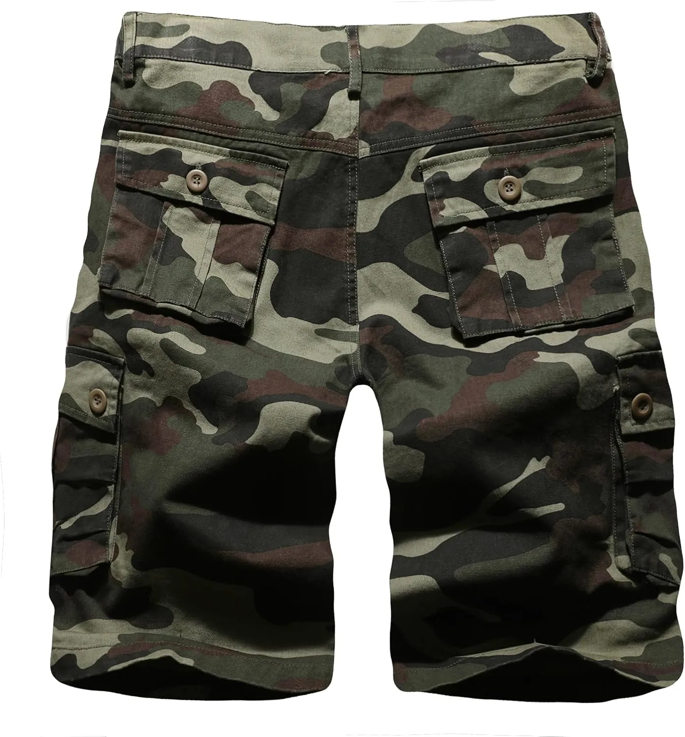 APTRO Men's Cargo Shorts Multi-Pockets Twill Camo Casual Work Shorts