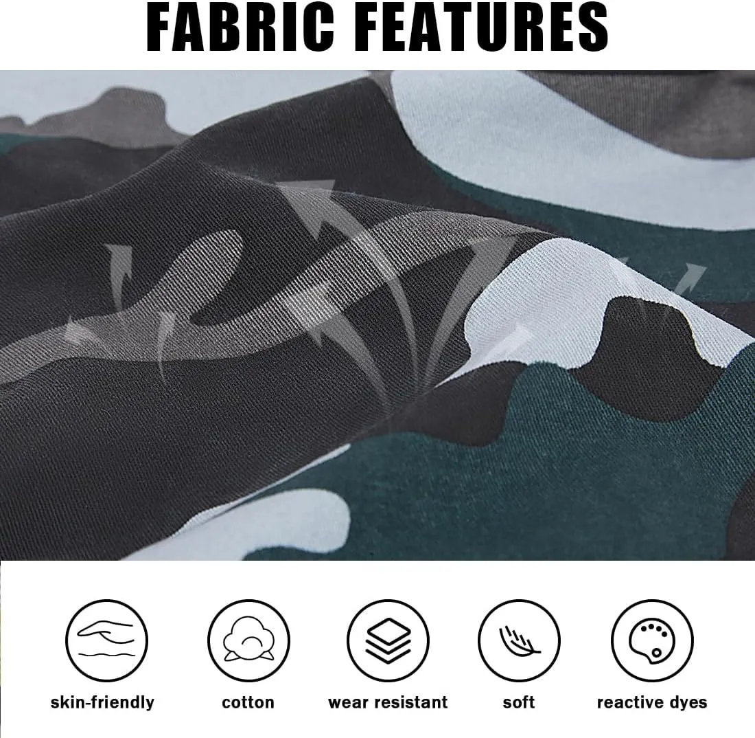APTRO Men's Cargo Shorts Multi-Pockets Twill Camo Casual Work Shorts