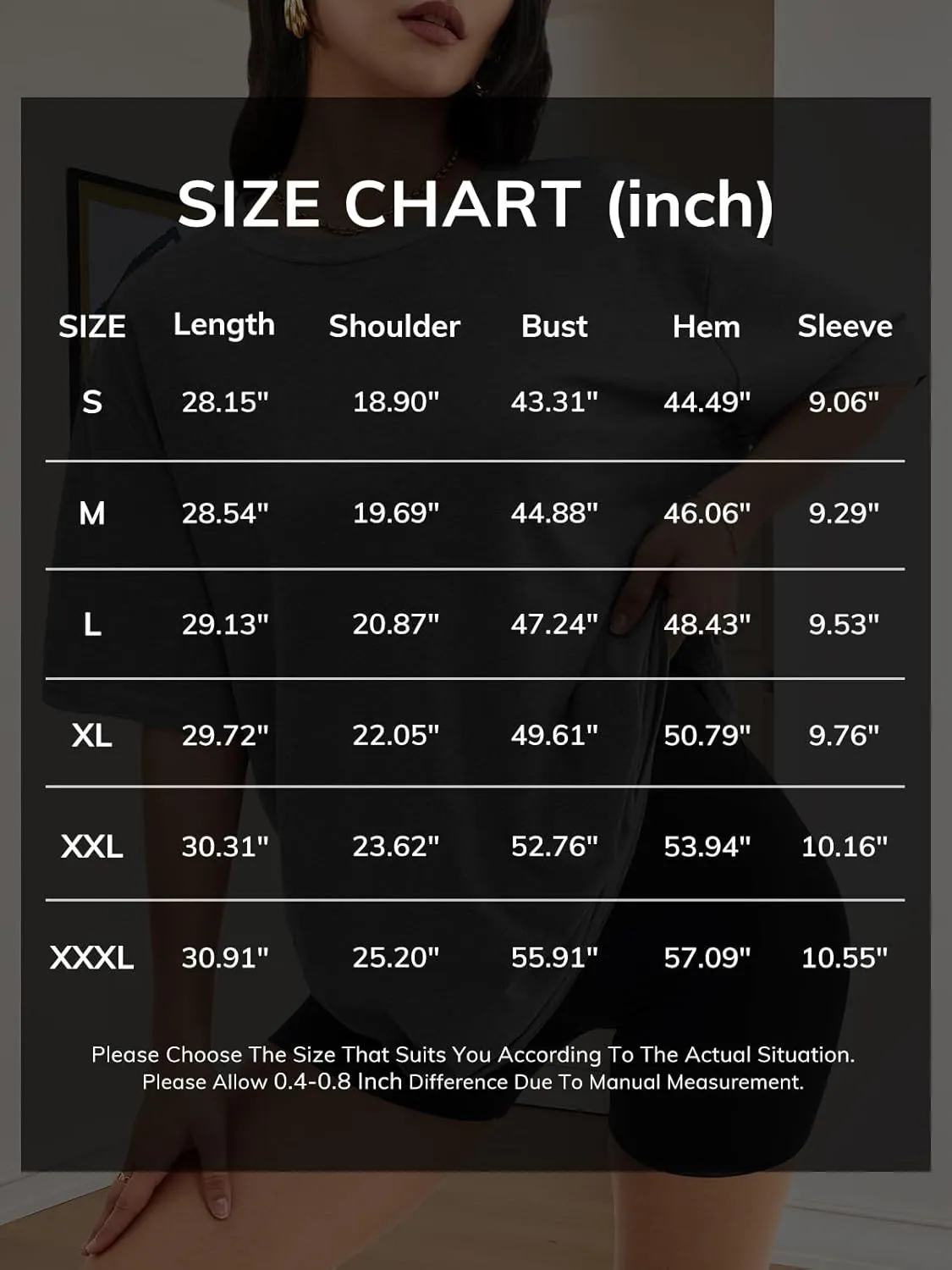 ATHMILE Womens Oversized T Shirts Loose Fit Crewneck Short Sleeve Tops Summer Casual Blouse Y2K 2025 Basic Tee Beach