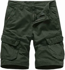 Basoteeuo Mens Cargo Shorts Casual Lightweight with Multi Pockets Summer Outdoor Work CargoShorts