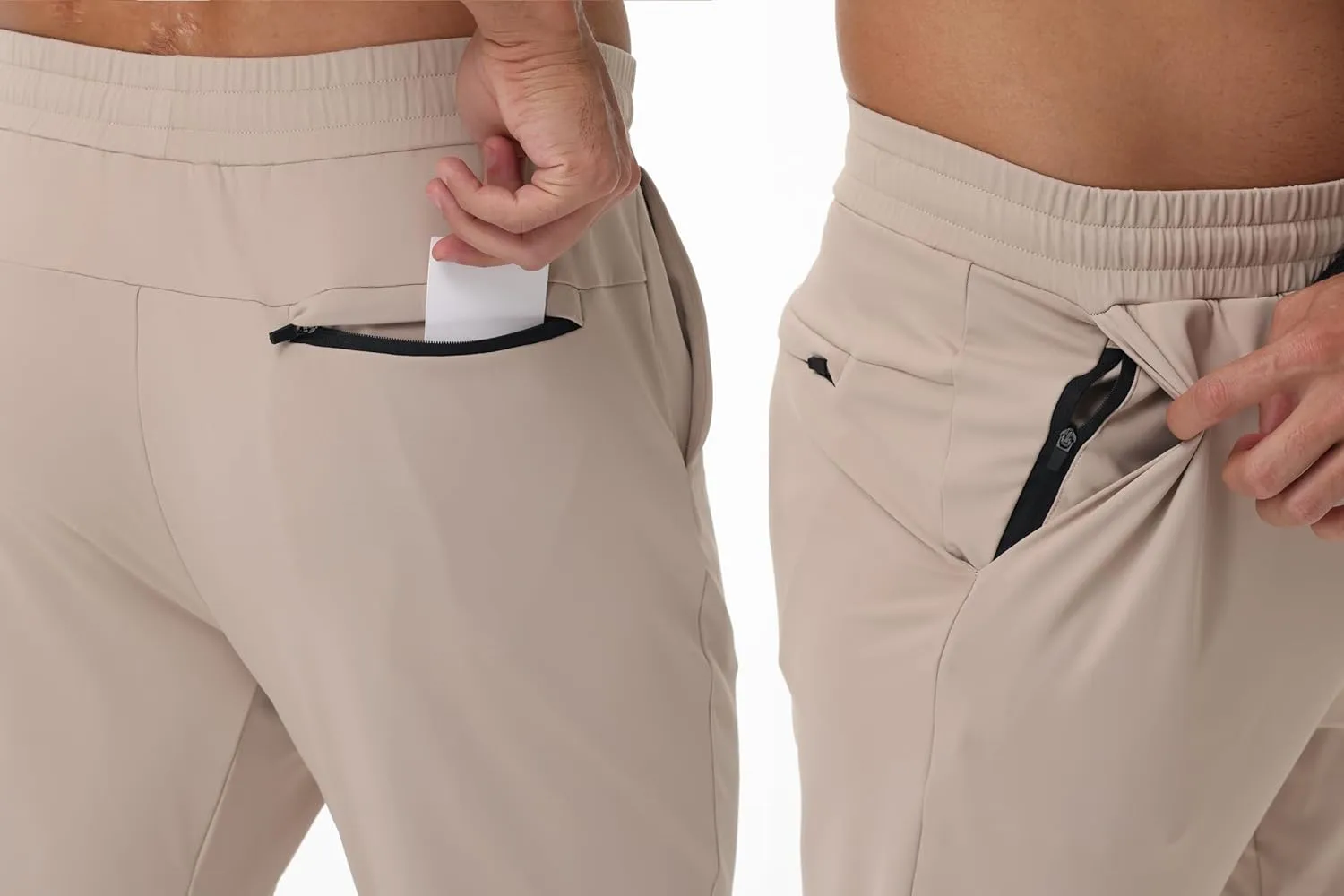 Blaosn Athletic Joggers for Men with Pockets Gym Workout Jogging Sweatpants Stretch Casual Travel Tapered Track Pants
