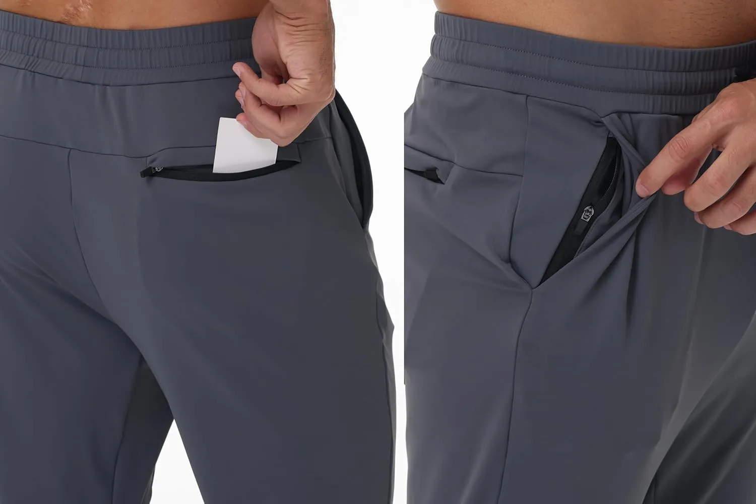 Blaosn Athletic Joggers for Men with Pockets Gym Workout Jogging Sweatpants Stretch Casual Travel Tapered Track Pants
