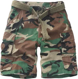 Cargo Short for Men Relaxed Fit Camo Outdoor Hiking Work Cotton Casual Shorts with 9 Pockets No Belt