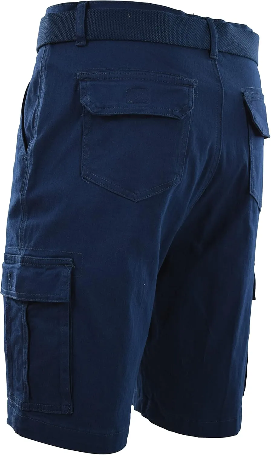 ChoiceApparel Mens Cargo Shorts with Belt
