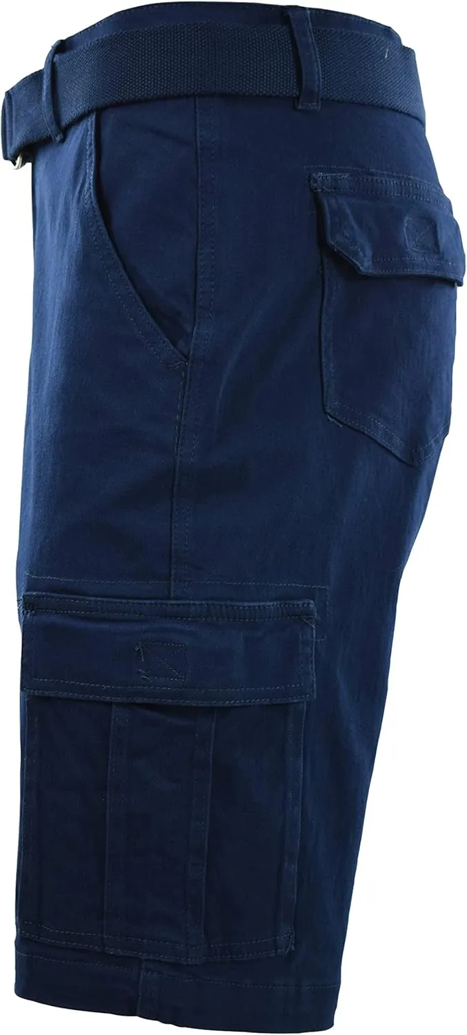 ChoiceApparel Mens Cargo Shorts with Belt