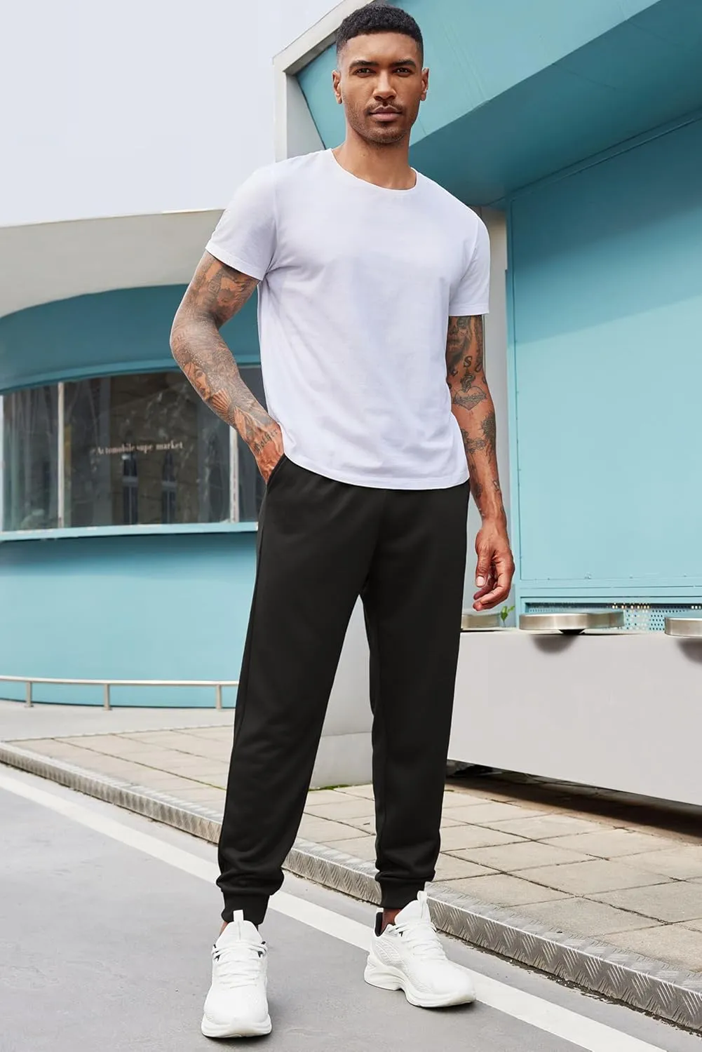 COOFANDY Men's Athletic Joggers Casual Gym Sweatpants Workout Running Track Pants with Pockets