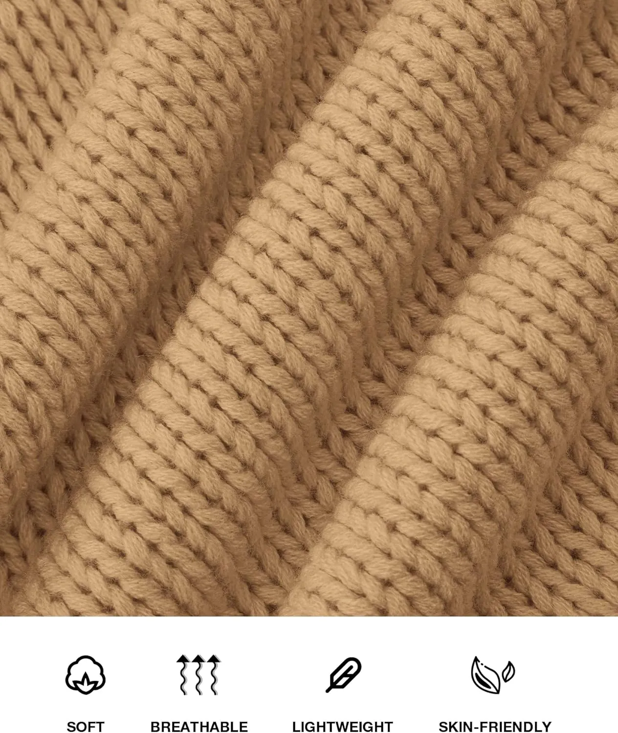 dowerme Women's Oversized Cardigan Casual Long Sleeve Open Front Drop Shoulder Cute Spring Sweaters Chunky Knit Outerwear
