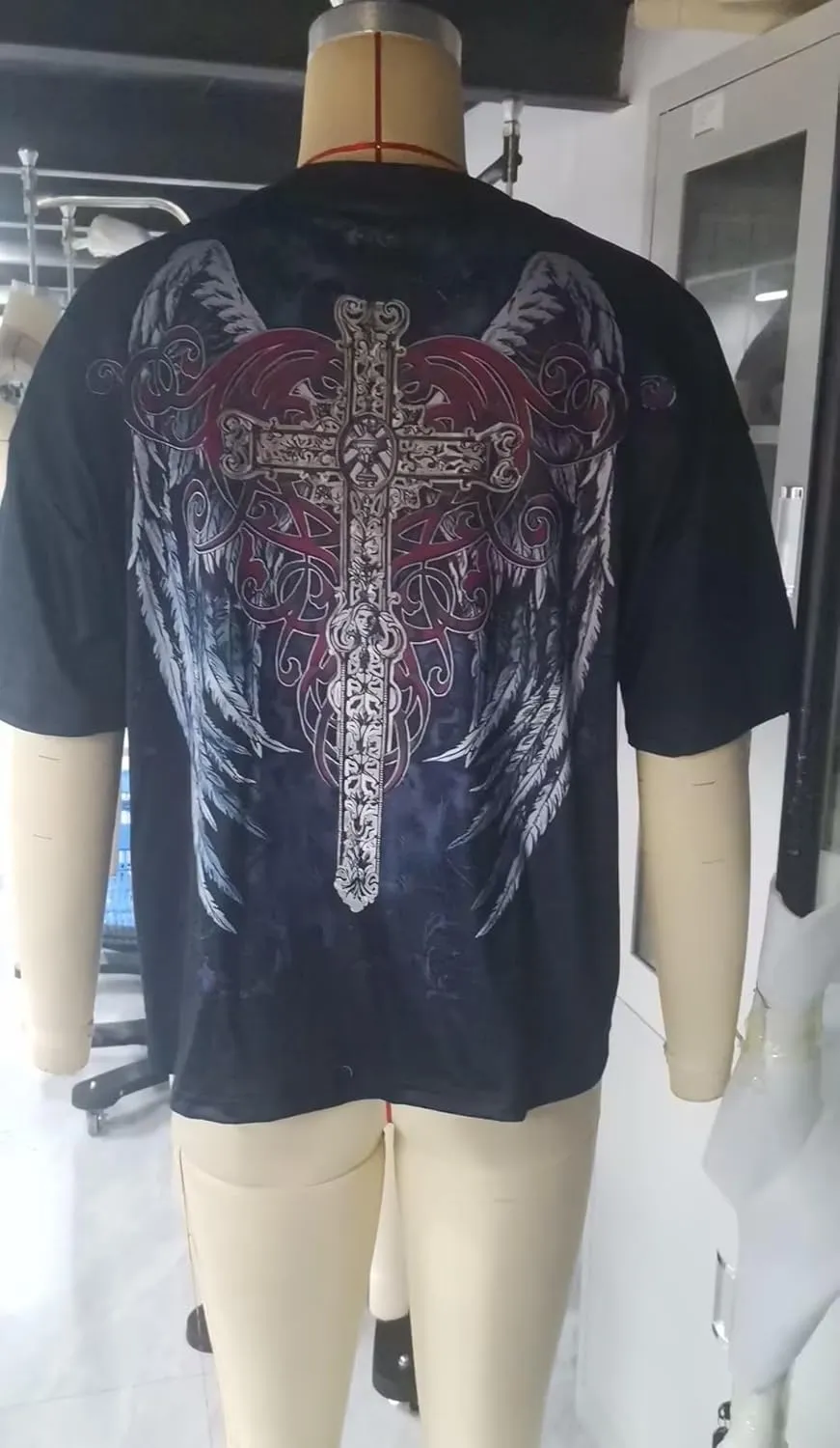 Grunge Graphic Tees for Women Y2k Vintage Gothic T Shirt Teen Girls Aesthetic Emo Baggy Tops 2000s Alternative Clothes