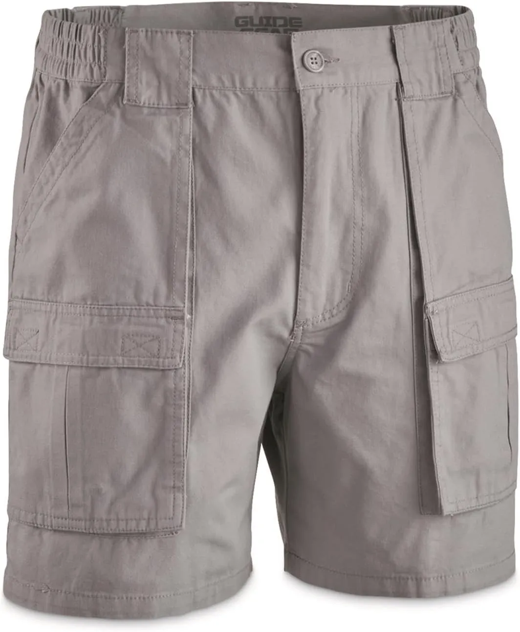 Guide Gear Cargo Shorts for Men Wakota - Casual and Cotton 6 Inch Inseam Shorts