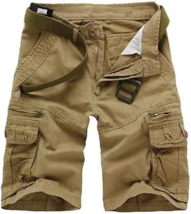 Men's Cargo Shorts Relaxed Fit, Cotton Twill Work Shorts, Outdoor Lightweight Casual Shorts for Men with Pockets