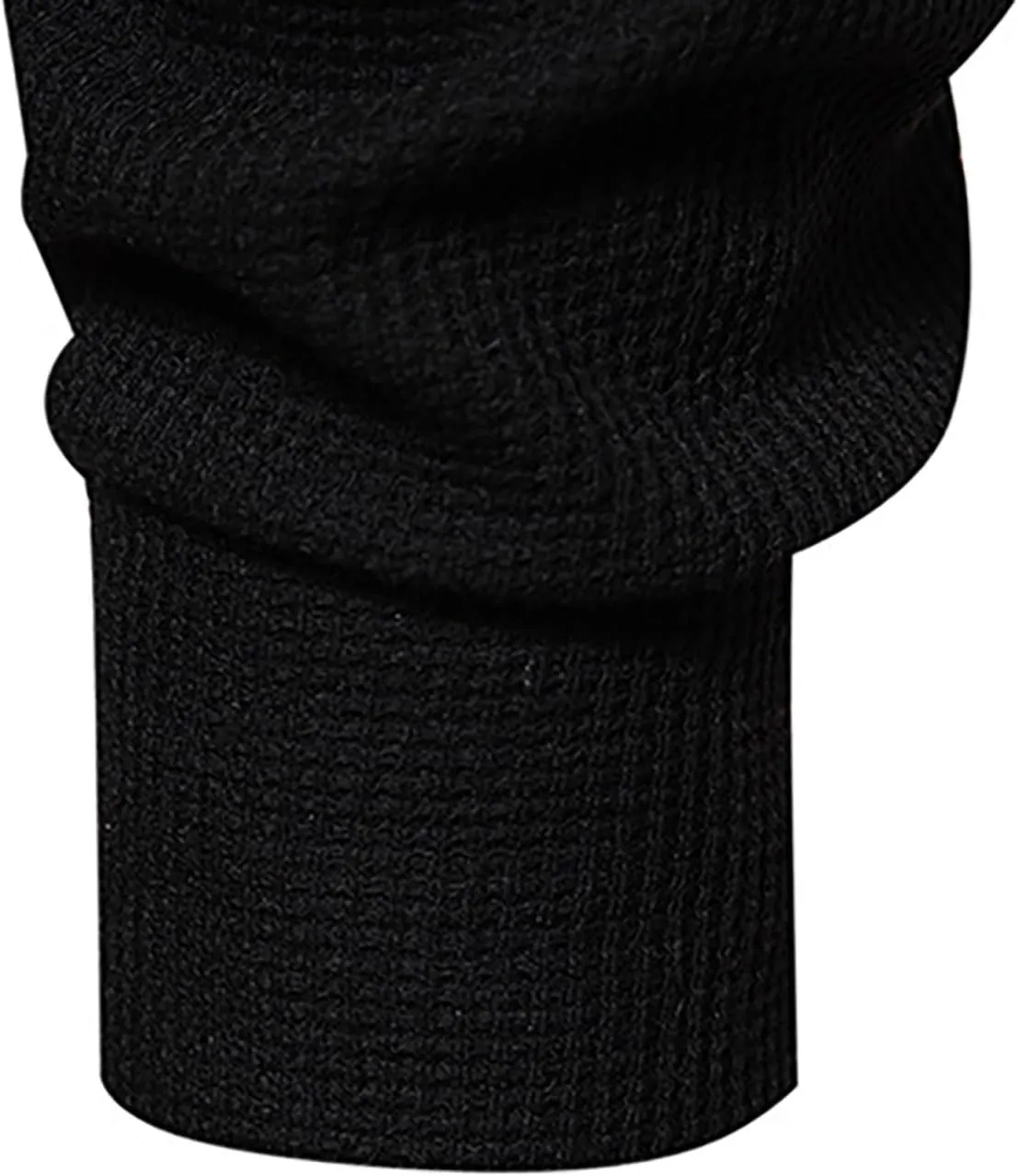 Mens Knitted Henley Shirts Long Sleeve Slim Fit Lightweight Casual Ribbed Shirts Pullover Cable Knit Henley Sweaters