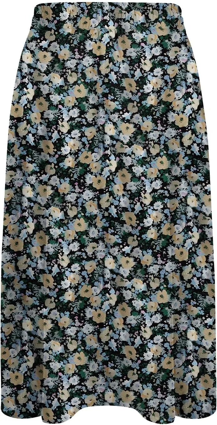 Skirts for Women Trendy 2025 Summer Boho A Line Western Skirt Casual Resort Wear