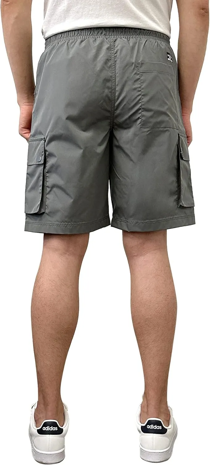 Southpole Men's Quick Dry Water Resistant Cargo Shorts, Inseam 9", Slim Fit, Lightweight