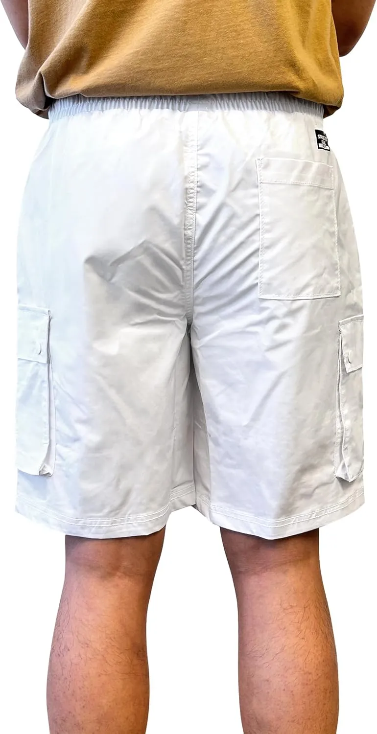 Southpole Men's Quick Dry Water Resistant Cargo Shorts, Inseam 9", Slim Fit, Lightweight