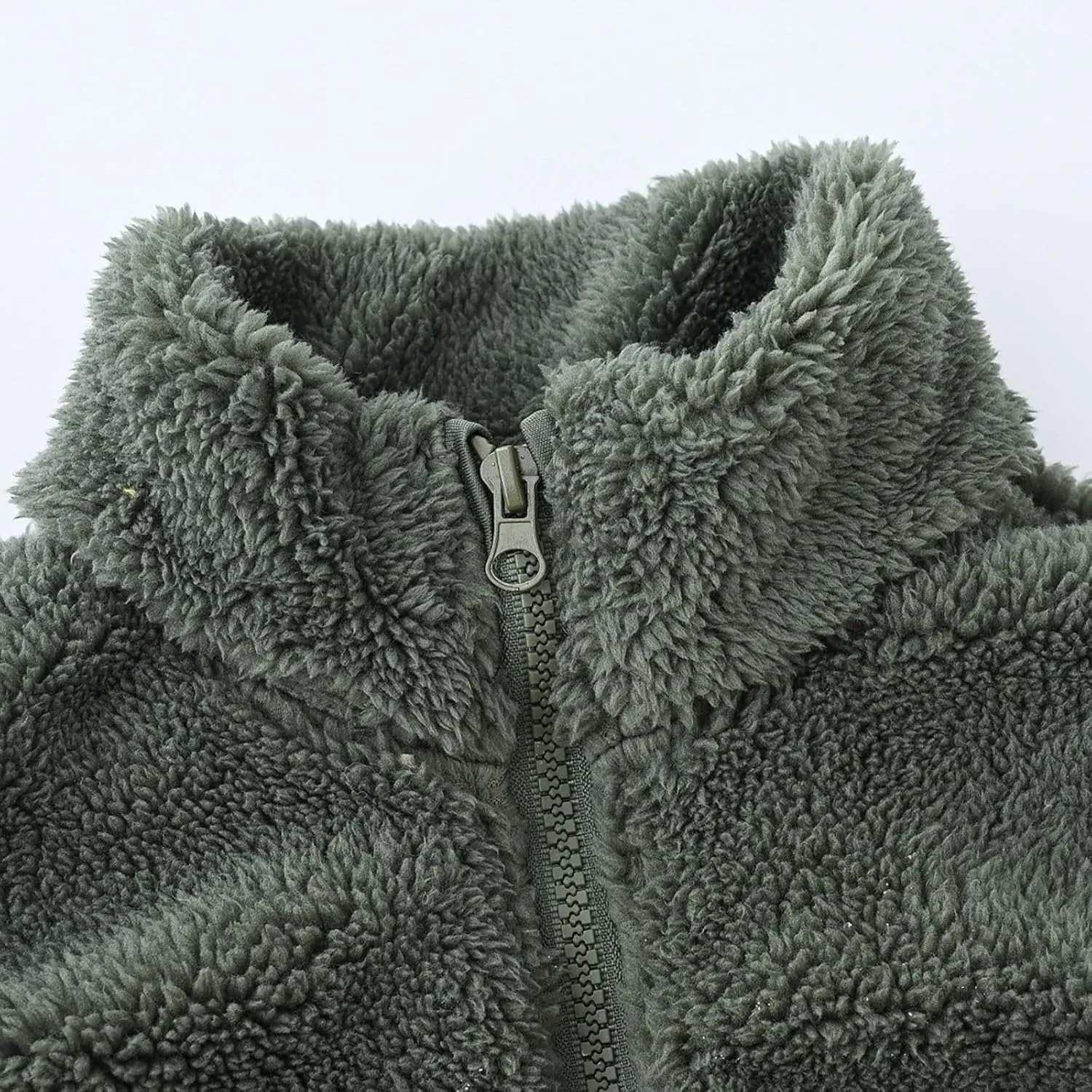 Toddler Baby Boy Girl Fleece Vest Fuzzy Sherpa Sleeveless Waistcoat Fall Winter Faux Fur Jacket Vest with Pockets