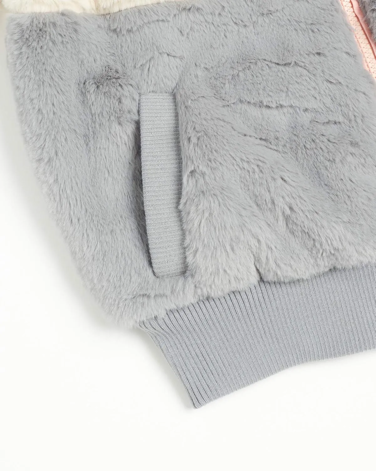 URBAN REPUBLIC Girls' Winter Coat - Zip Up Warm Plush Faux Fur Teddy Dress Coat and Bomber Jacket for Girls (Sizes: 4-16)
