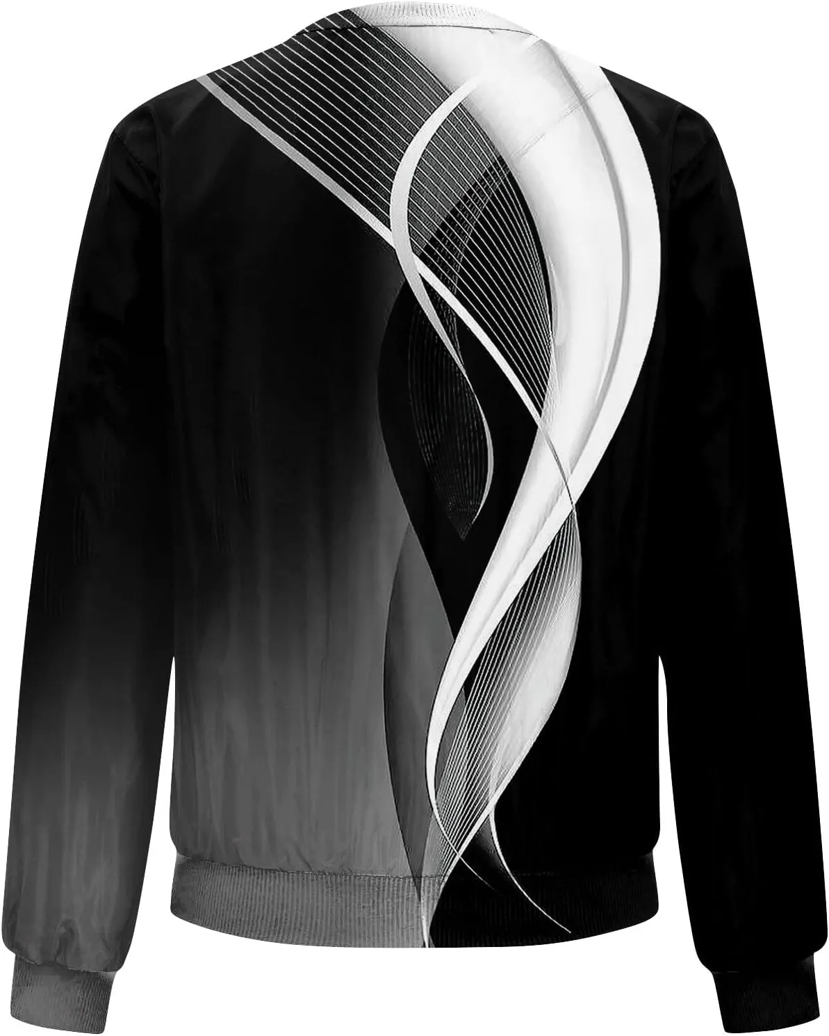Women'S Bomber Jackets Lightweight Floral Printing Zip Up Long Sleeve Jacket With Pocket Fall Stand Collar Coat