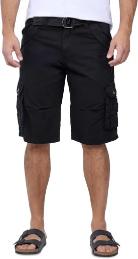 X RAY Mens Cargo Shorts Camo & Solid Colors 12.5" Inseam Knee Length Classic Fit Multi Pocket (Big and Tall Shorts for Men)