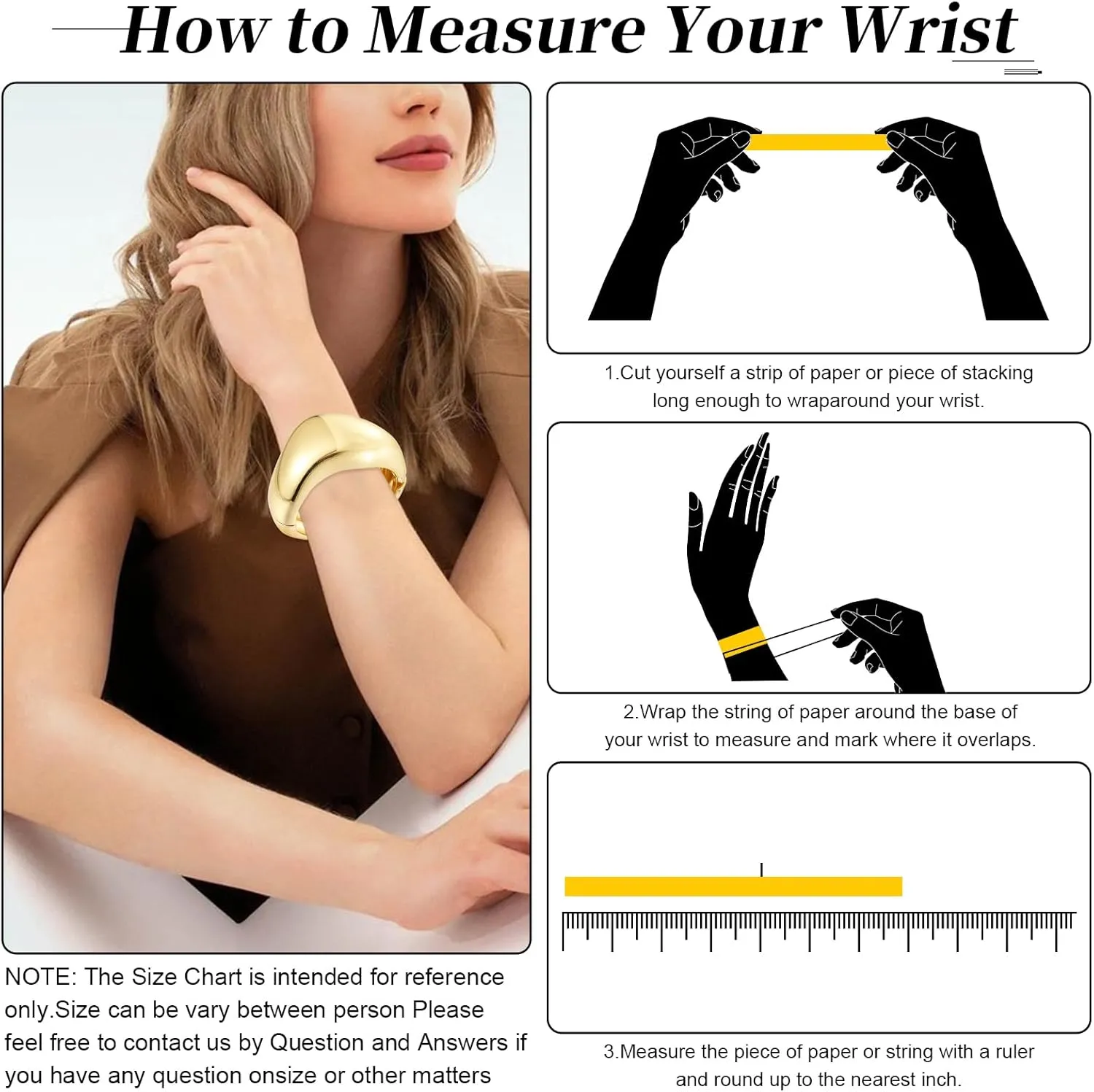 YBMYCM Chunky Gold Bangle Bracelets for Women Trendy Wide Chunky Cuff Bracelets Hammered Irregular Wrist Cuff Wrap Bracelet
