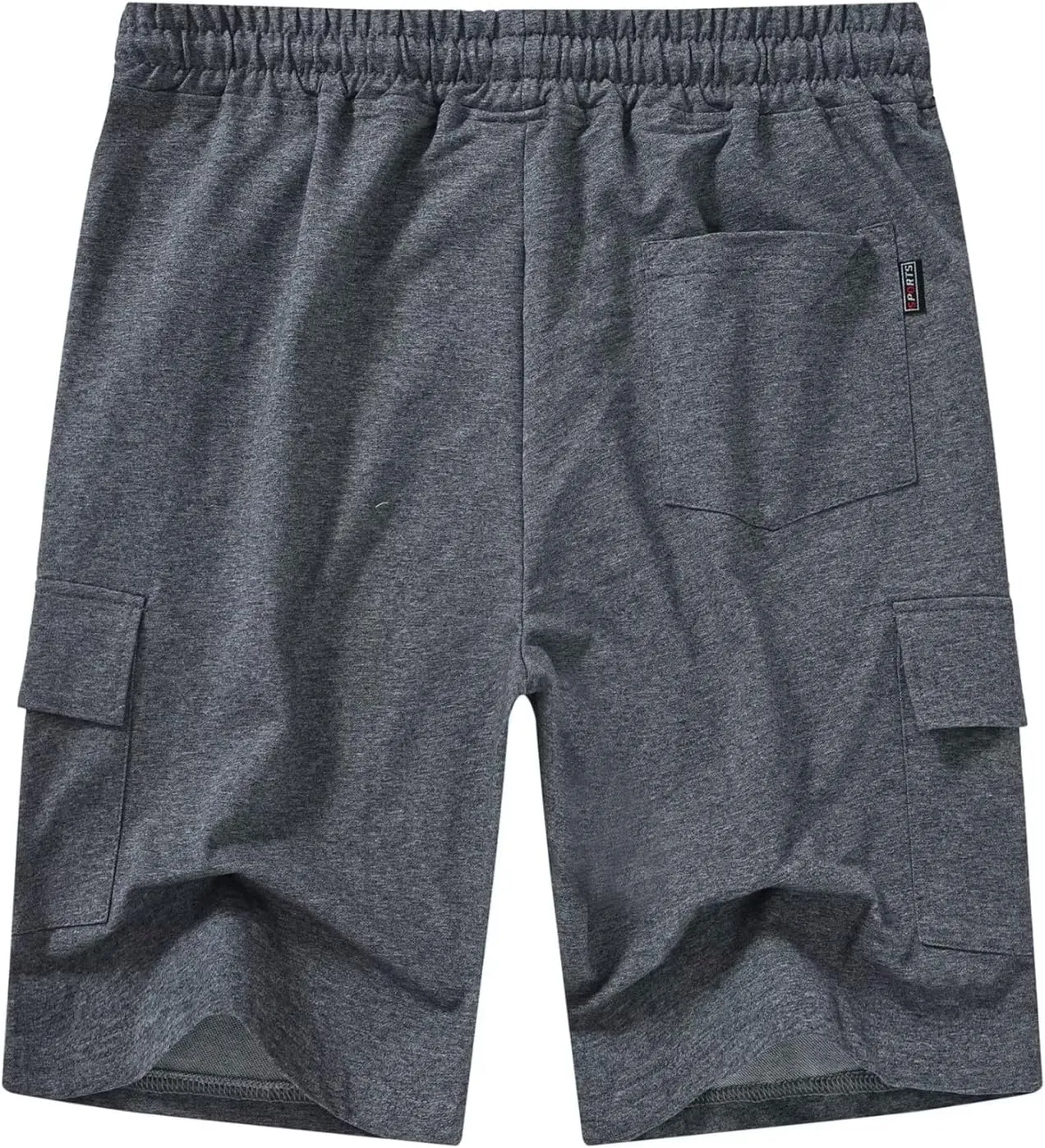 YuKaiChen Men's Casual Cargo Shorts Classic Relaxed Fit Drawstring Elastic Waist with Pockets