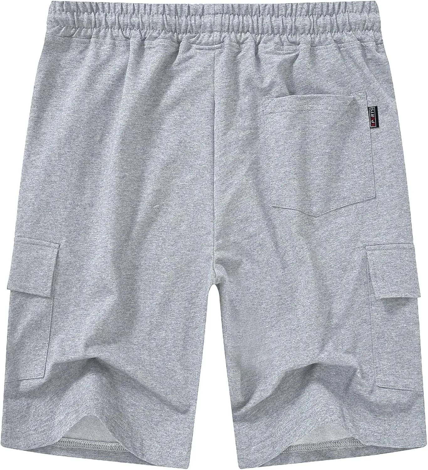 YuKaiChen Men's Casual Cargo Shorts Classic Relaxed Fit Drawstring Elastic Waist with Pockets