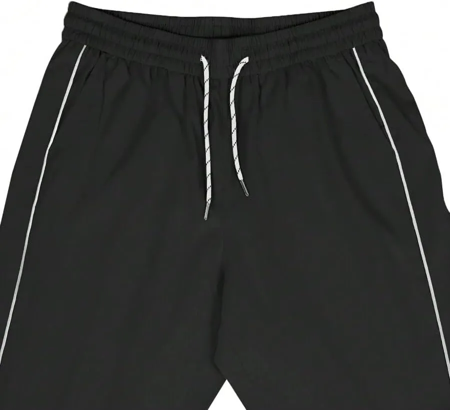 ZAFUL Mens Baggy Pants Y2K Contrast Piping Drawstring Sweatpants Fashion Unisex Oversized Cargo Pants for Men with Pockets